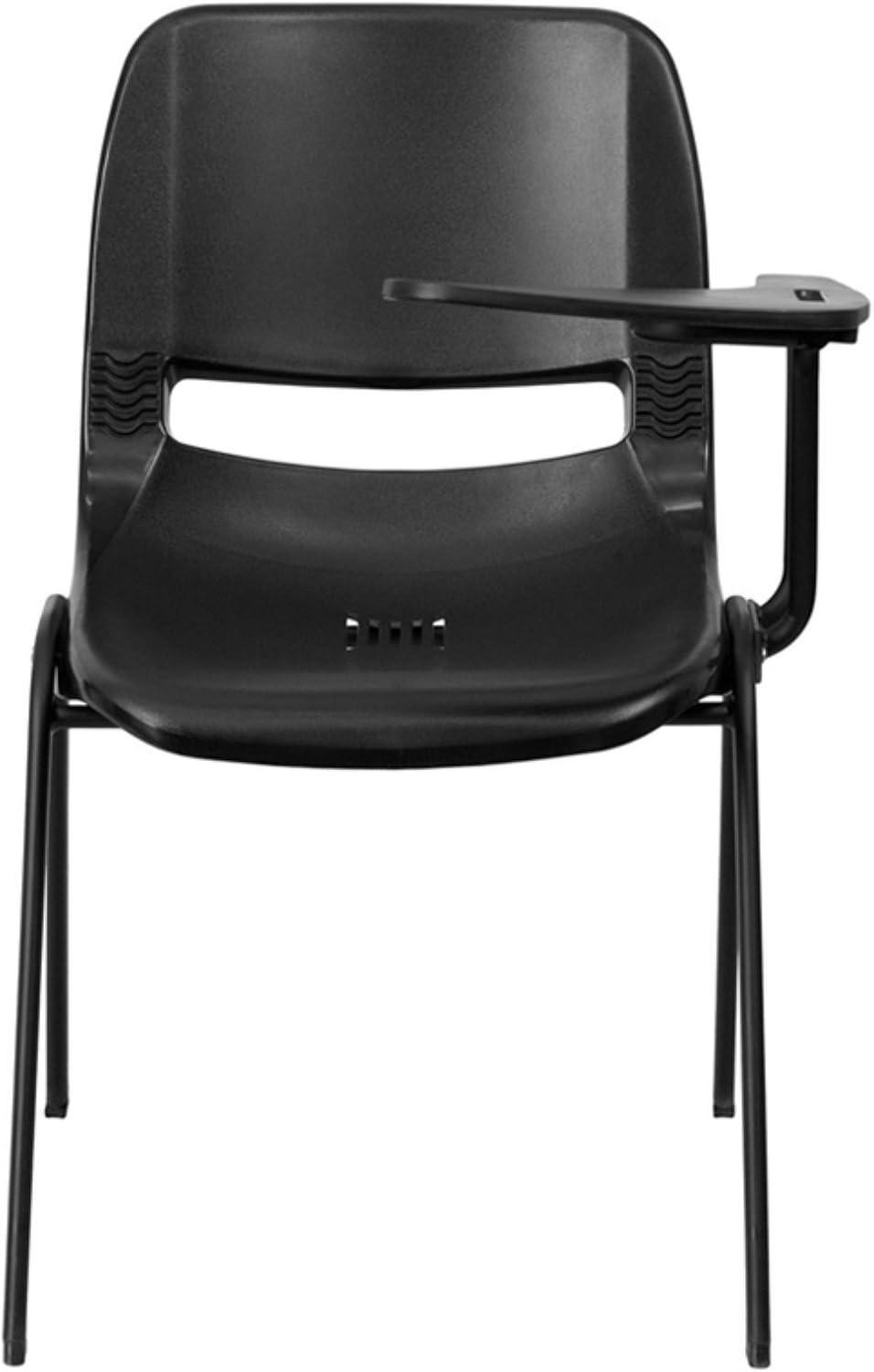 Flash Furniture Westley Ergonomic Shell Chair with Left Handed Flip-Up Tablet Arm