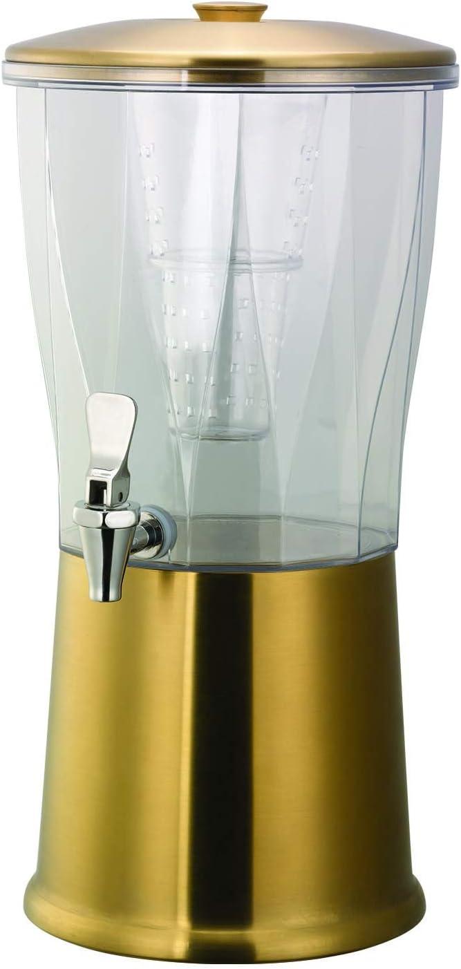 Service Ideas Service Ideas 3 Gallon Beverage Dispenser with Infuser Tube and Stainless Steel Spigot