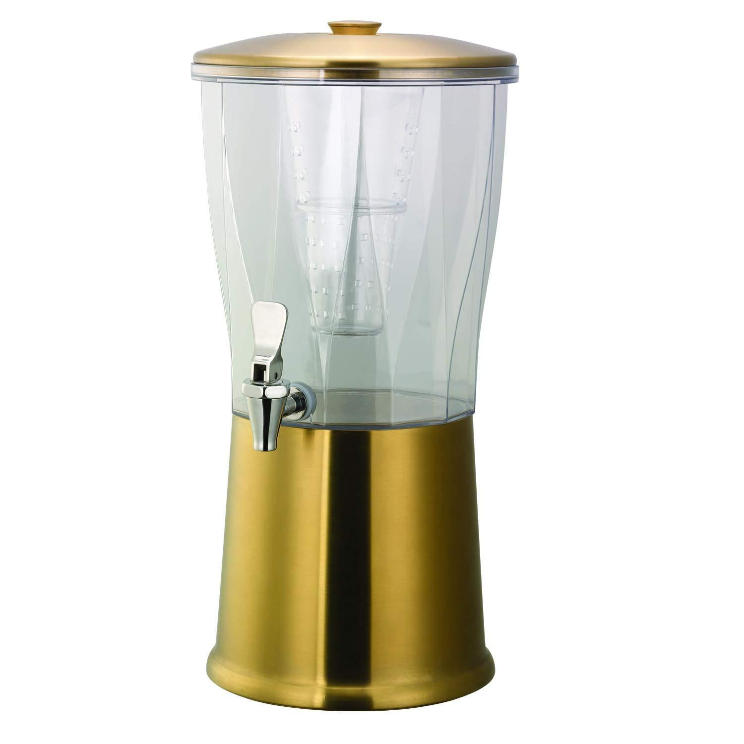 Service Ideas Service Ideas 3 Gallon Beverage Dispenser with Infuser Tube and Stainless Steel Spigot