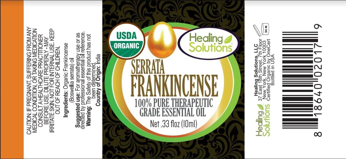 Frankincense and Myrrh Essential Oil Combo Pack 100 Pure, Best Therapeutic Grade Essential Oil - 2/10ml