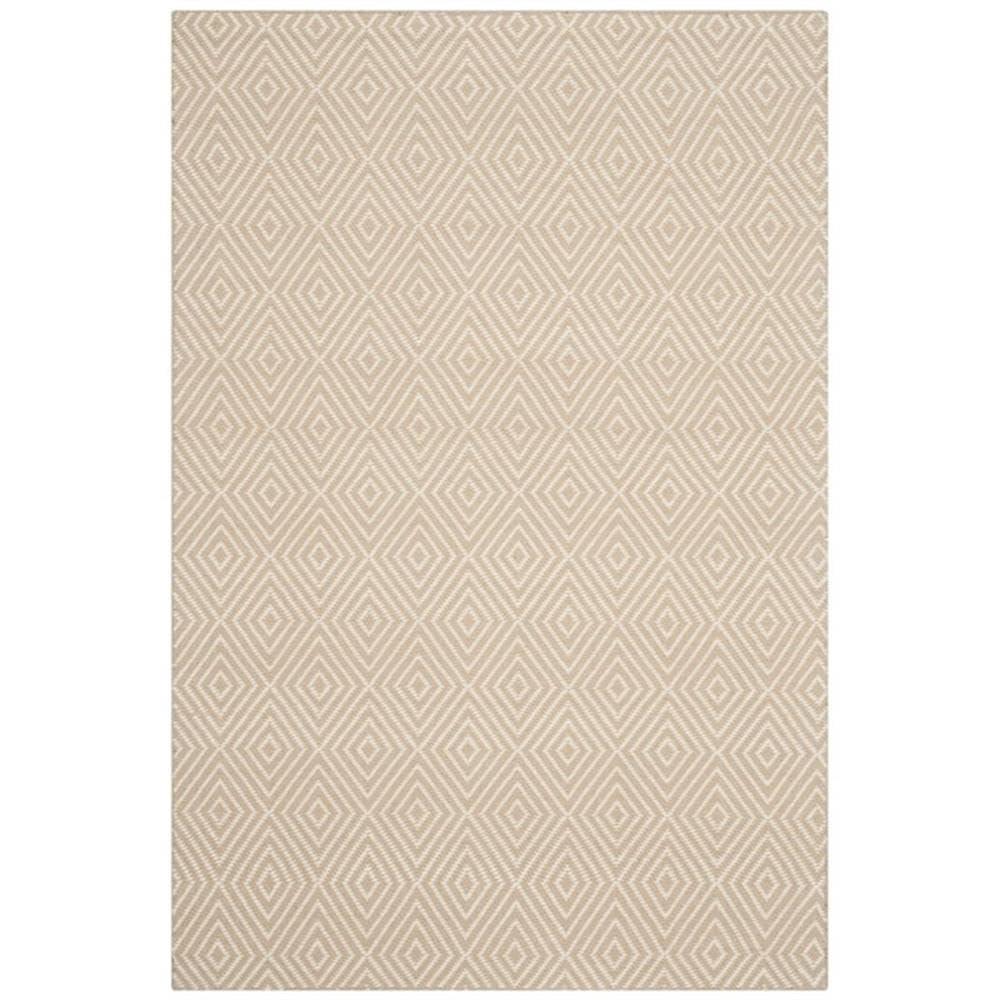 Wilton WIL715 Hand Hooked Indoor Area Rug - Beige/Ivory - 5'x8' - Safavieh