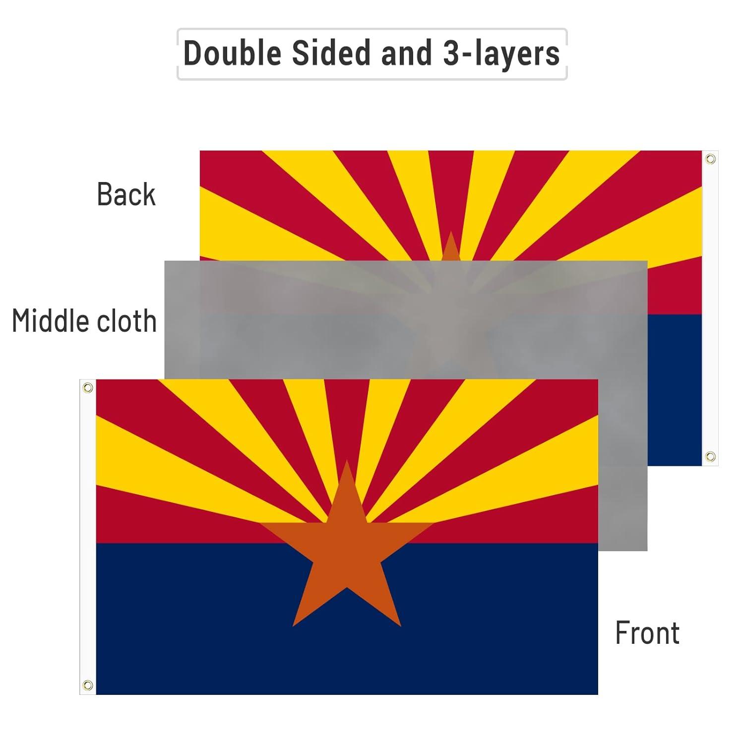 ANLEY American US State Flag Polyester 36 x 60 in. House Flag