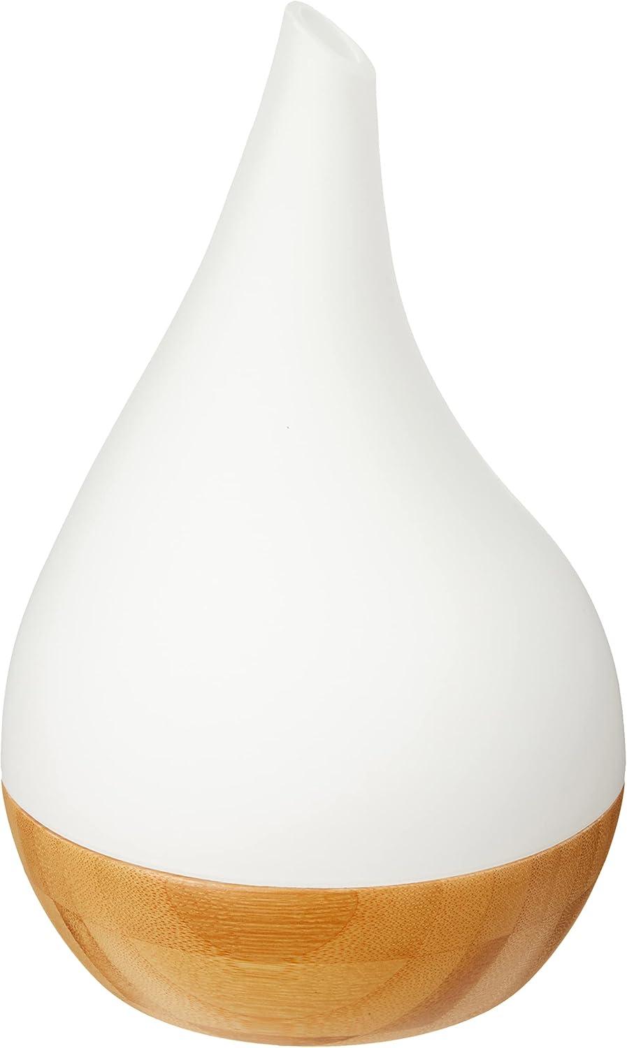Ultrasonic Aroma Diffuser/Humidifier with Bamboo Base (Droplet)
