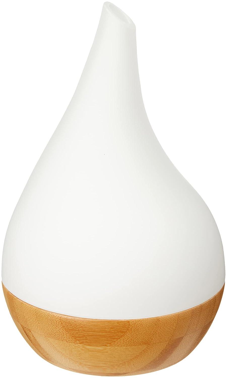 Ultrasonic Aroma Diffuser/Humidifier with Bamboo Base (Droplet)