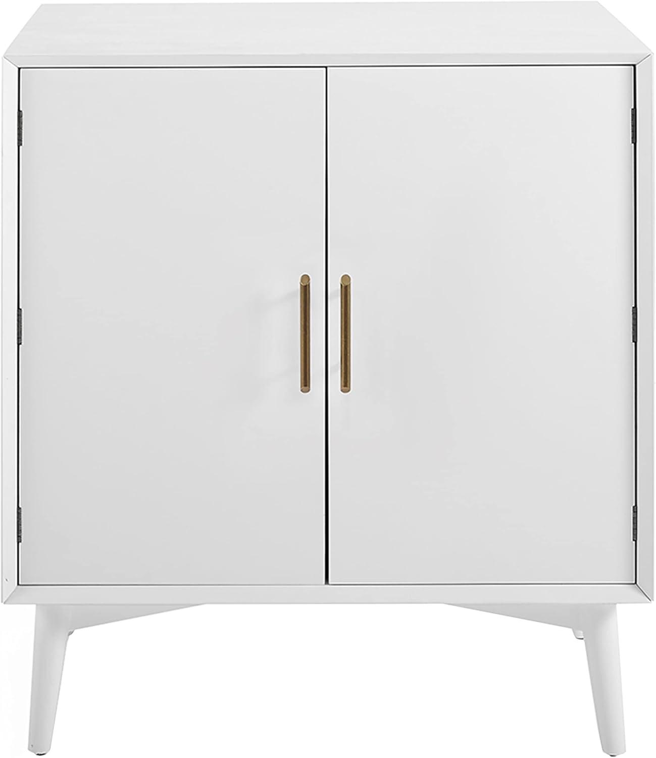 Crosley Landon 2 Door Bar Cabinet in White