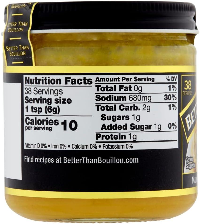 Better Than Bouillon Premium Roasted Chicken Base, Shelf-Stable, 8 oz Jar