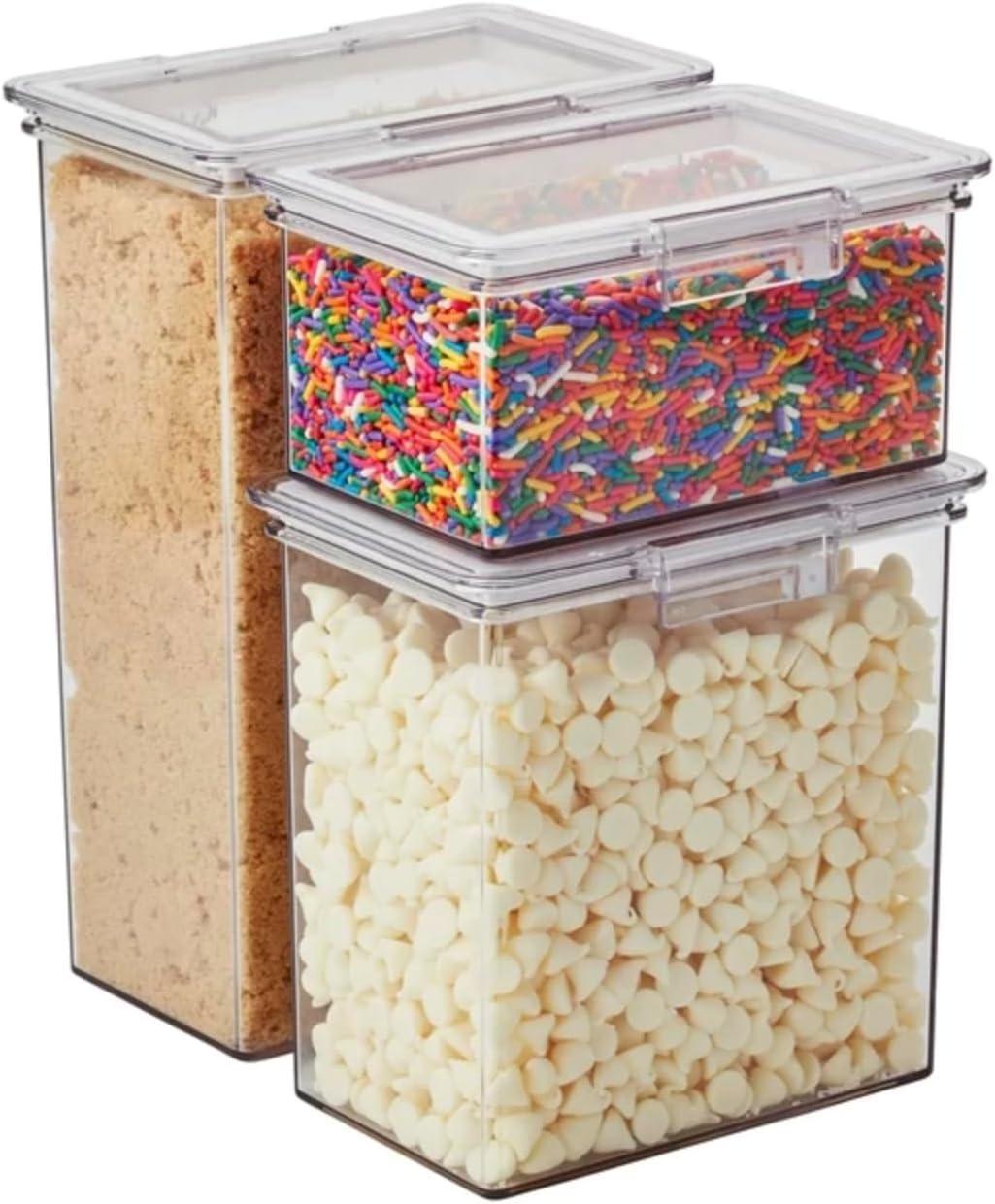 The Home Edit Clear Food Ftorage Containers, 3 piece