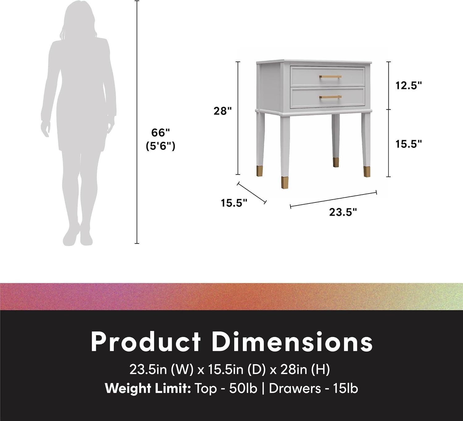 Westerleigh 1-Drawer Nightstand