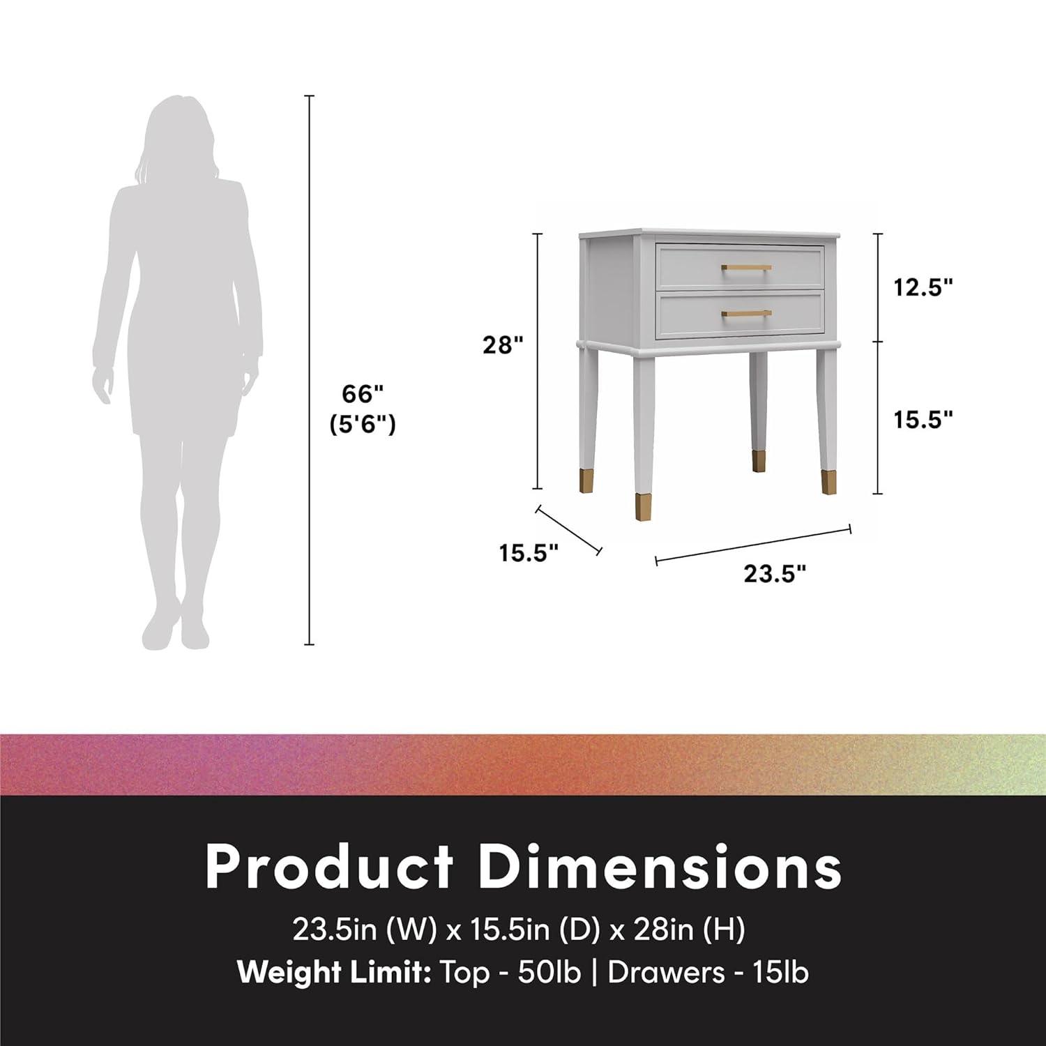 Westerleigh 1-Drawer Nightstand