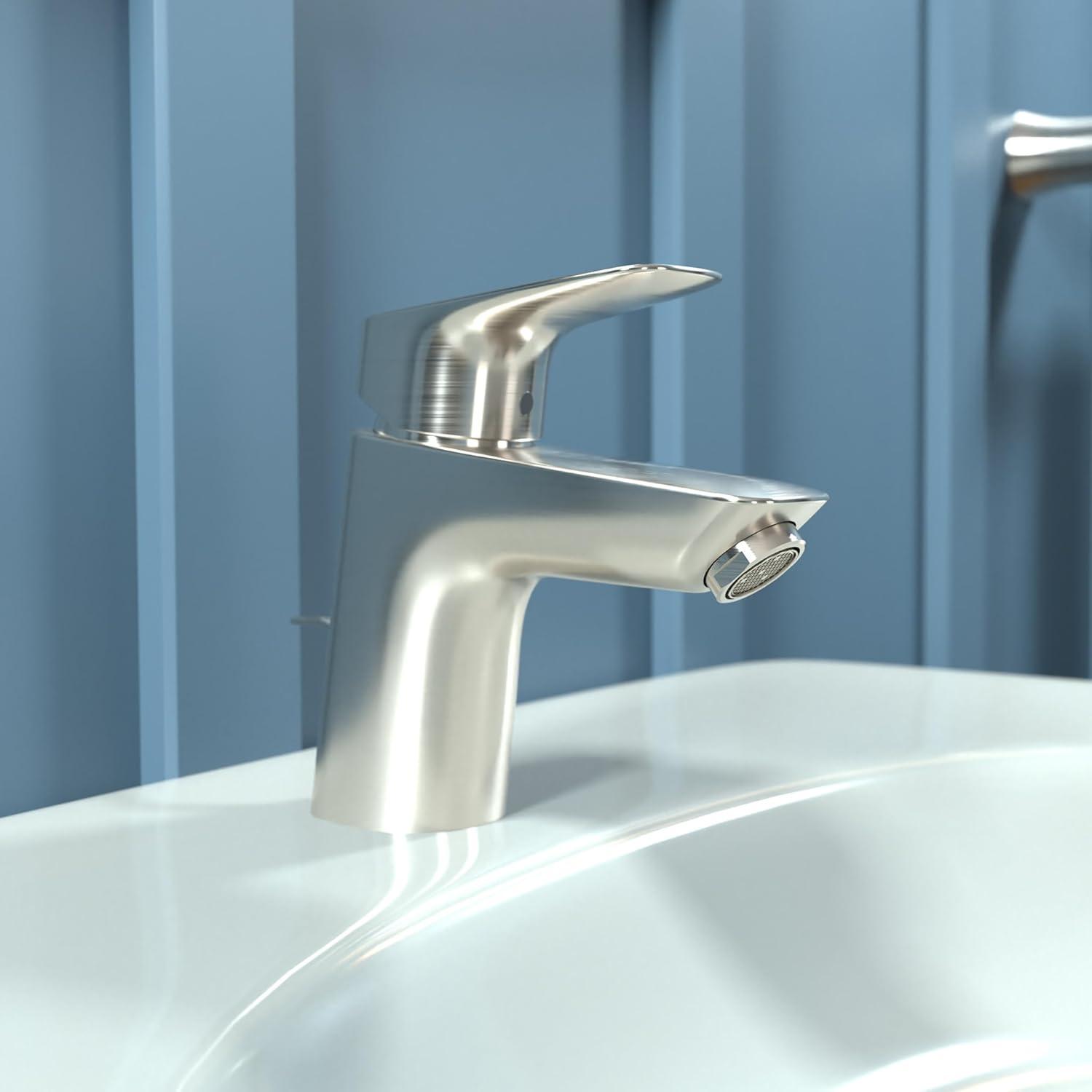 Logis Single Hole Bathroom Faucet with Drain Assembly