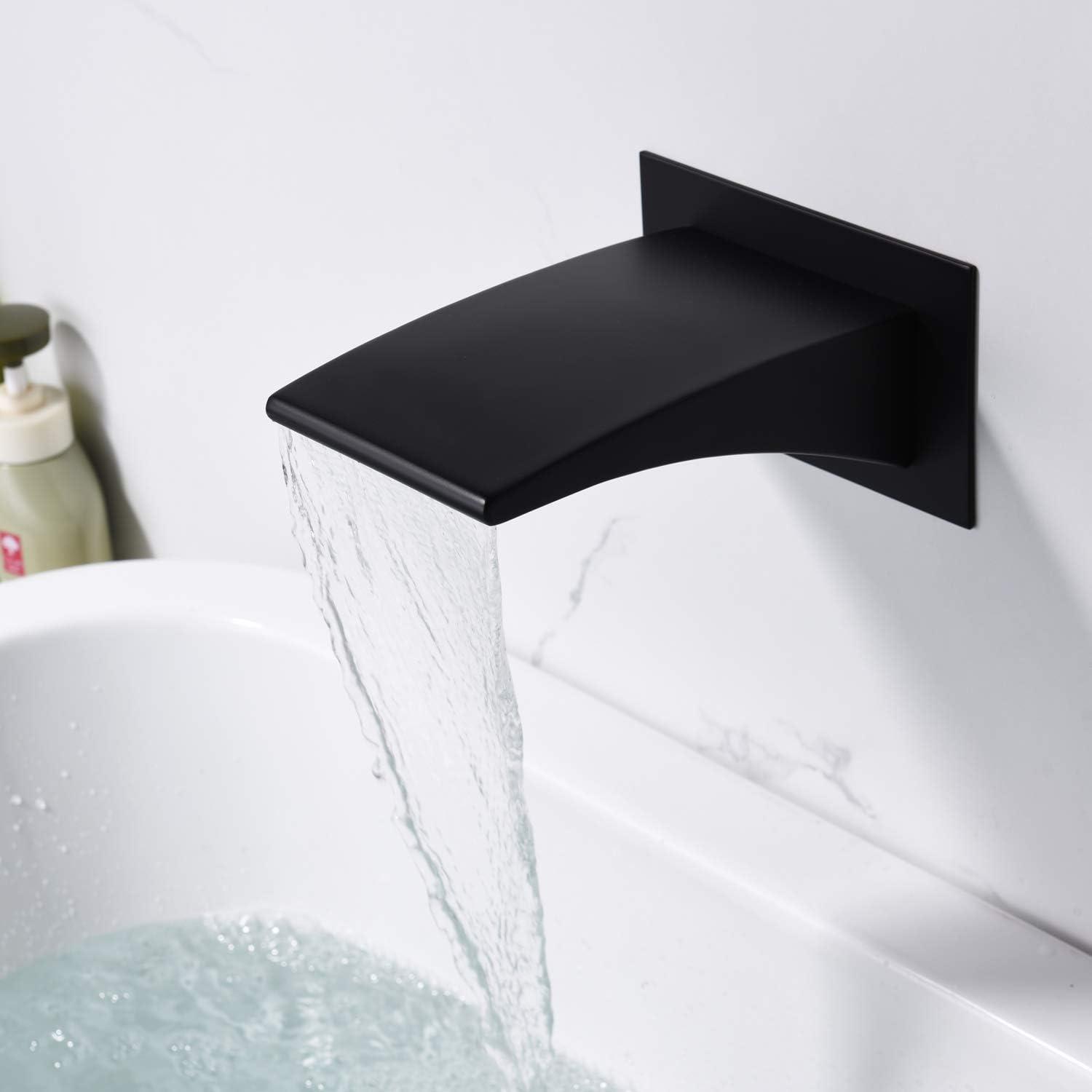 1 Handle Bathroom Waterfall Faucet with Diverter