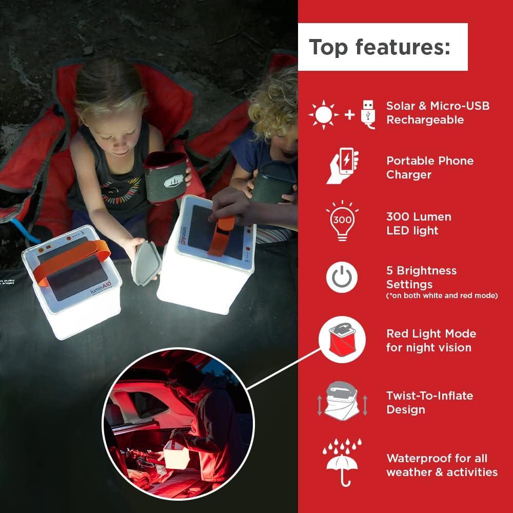 luminAID PackLite Titan 2-in-1 Solar Power Lantern