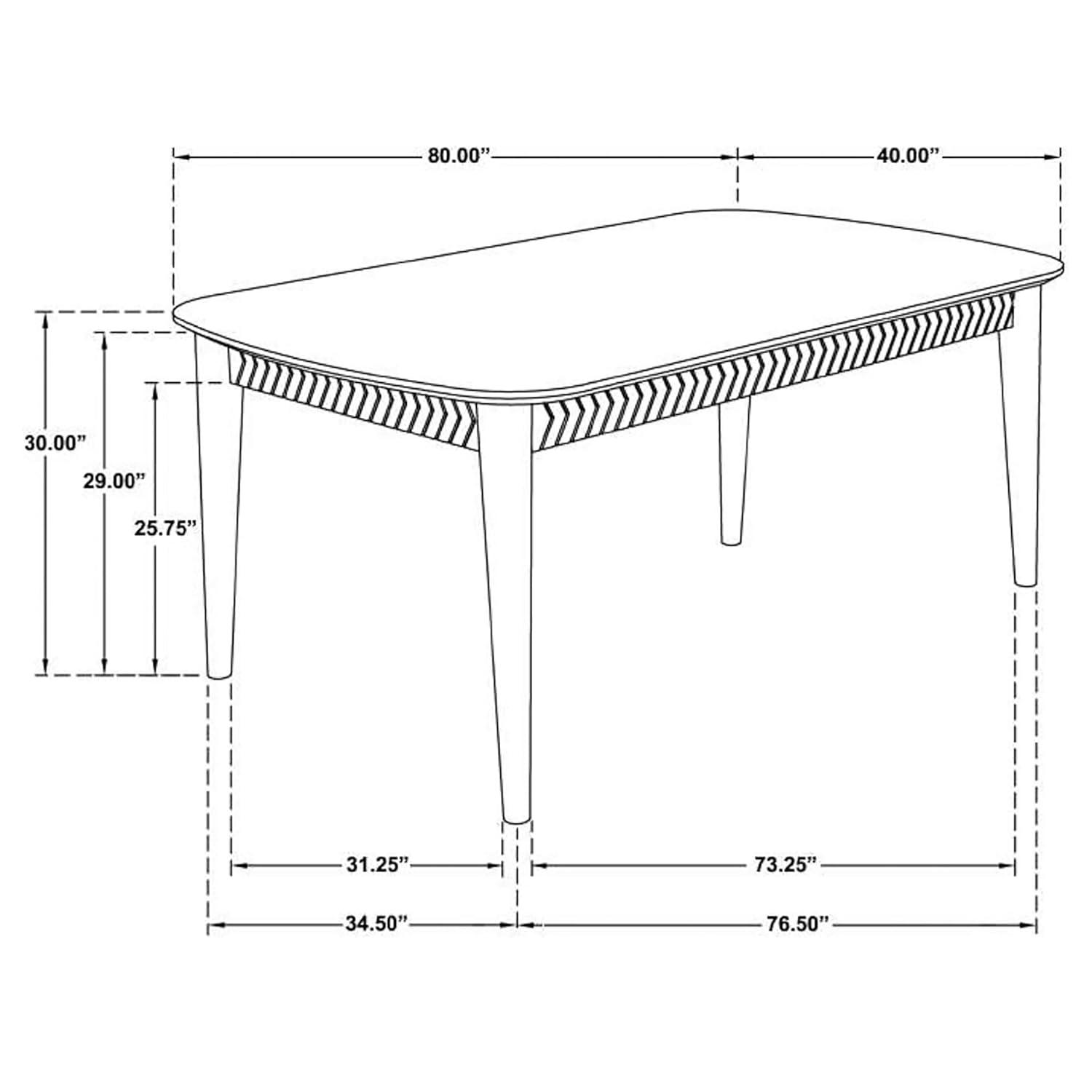 Andrew Home Studio Minerva Solid Wood Dining Table