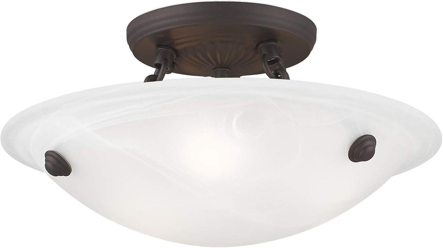 Livex Lighting Oasis 3 - Light Flush Mount in  Bronze