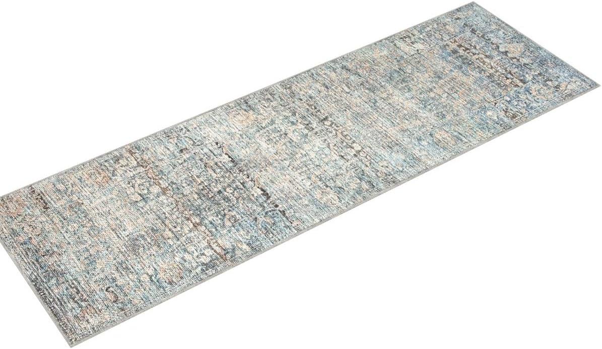 Amber Lewis x Loloi Billie Denim / Blush Area Rug