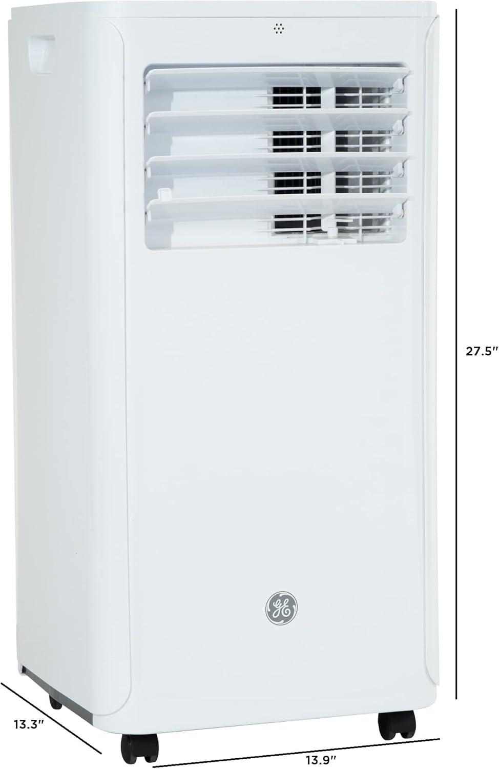 White 6100 BTU Portable Air Conditioner with Remote