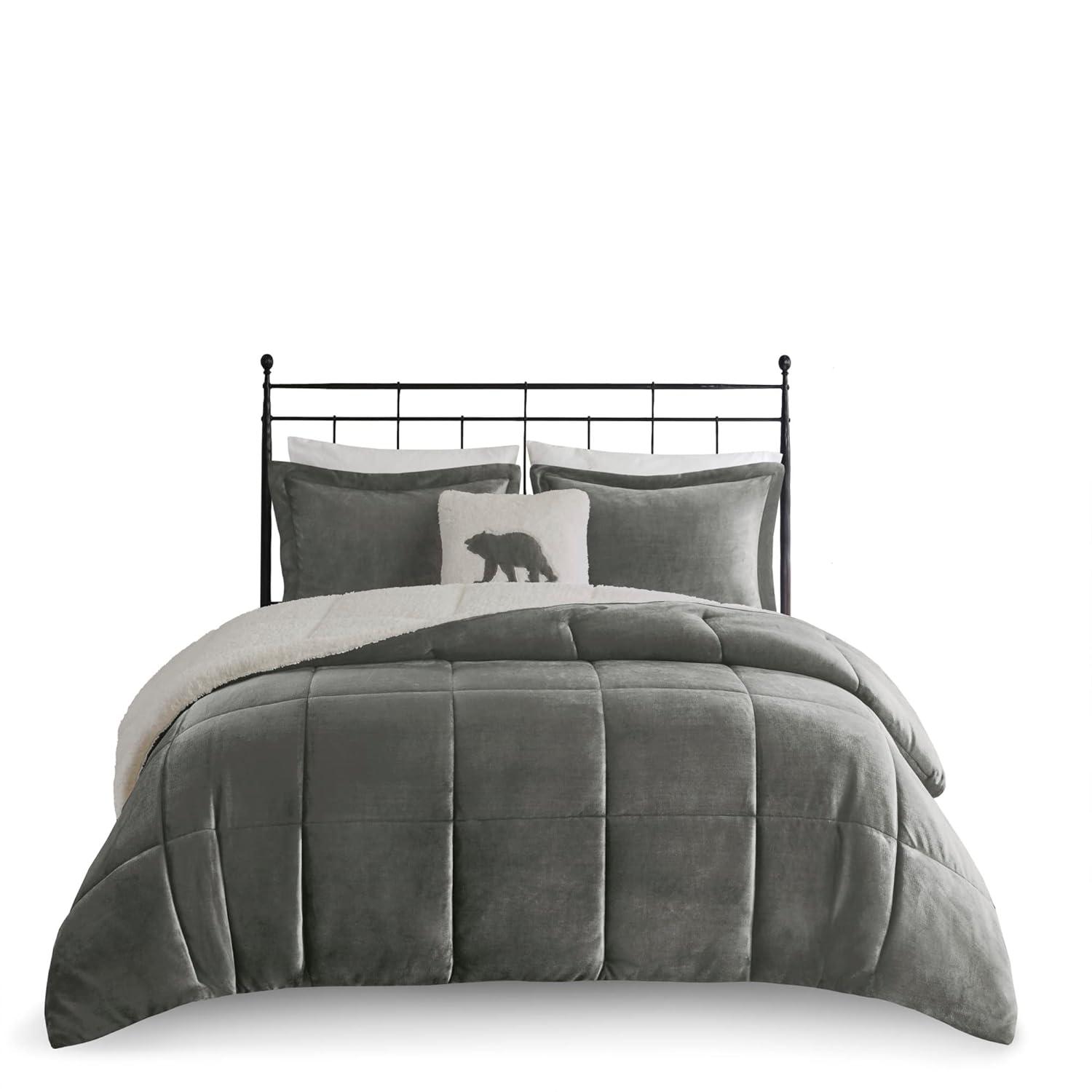 Woolrich Woolrich Alton Plush to Sherpa Down Alternative Comforter Set