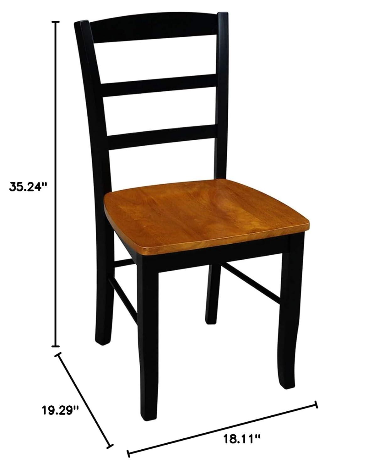 Set of 2 Madrid Ladderback Chairs - International Concepts