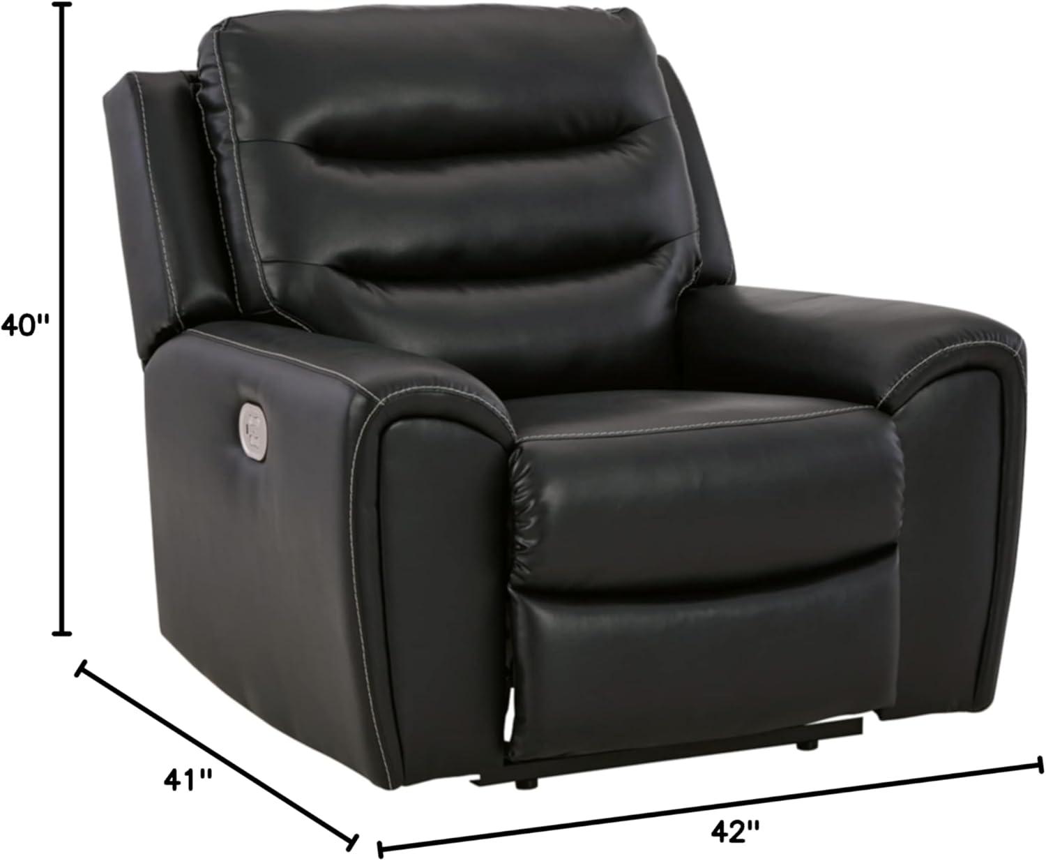 Ashley Furniture Warlin Black Power Recliner