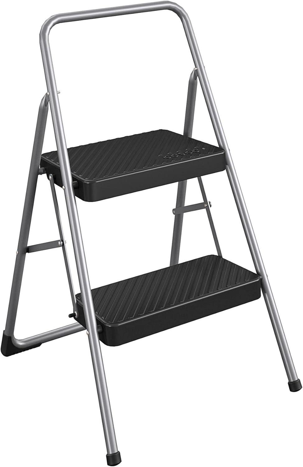 COSCO 2-Step Household Folding Steel Step Stool