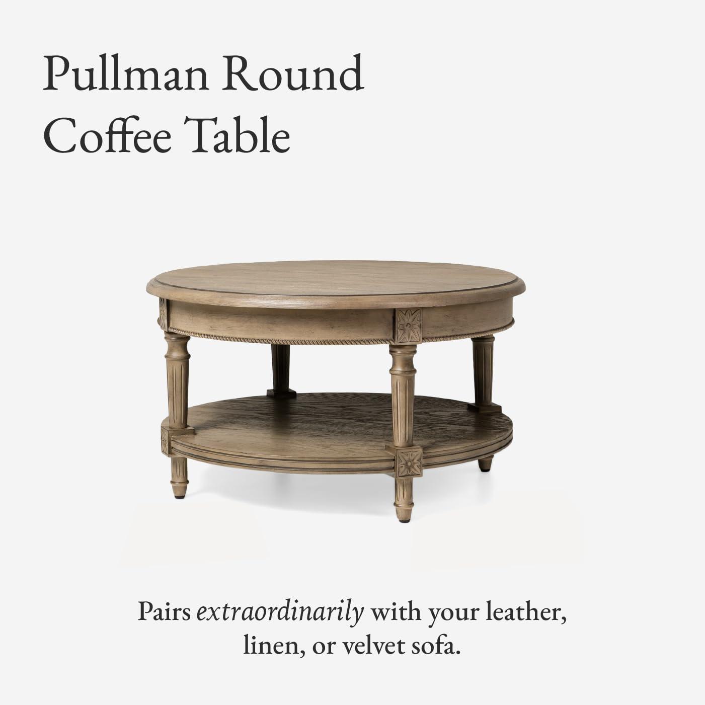 Maven Lane Maven Lane Pullman Round Wooden Coffee Table