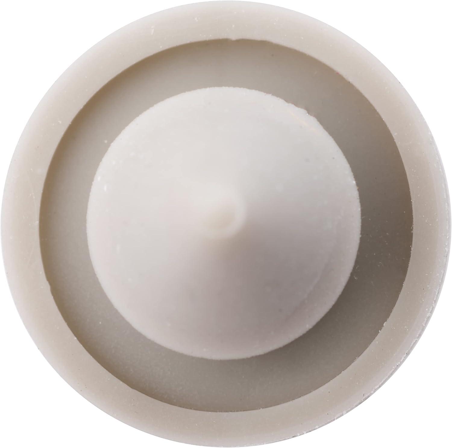 Brinks Plastic Off White Door Bumper Mounts to base trim