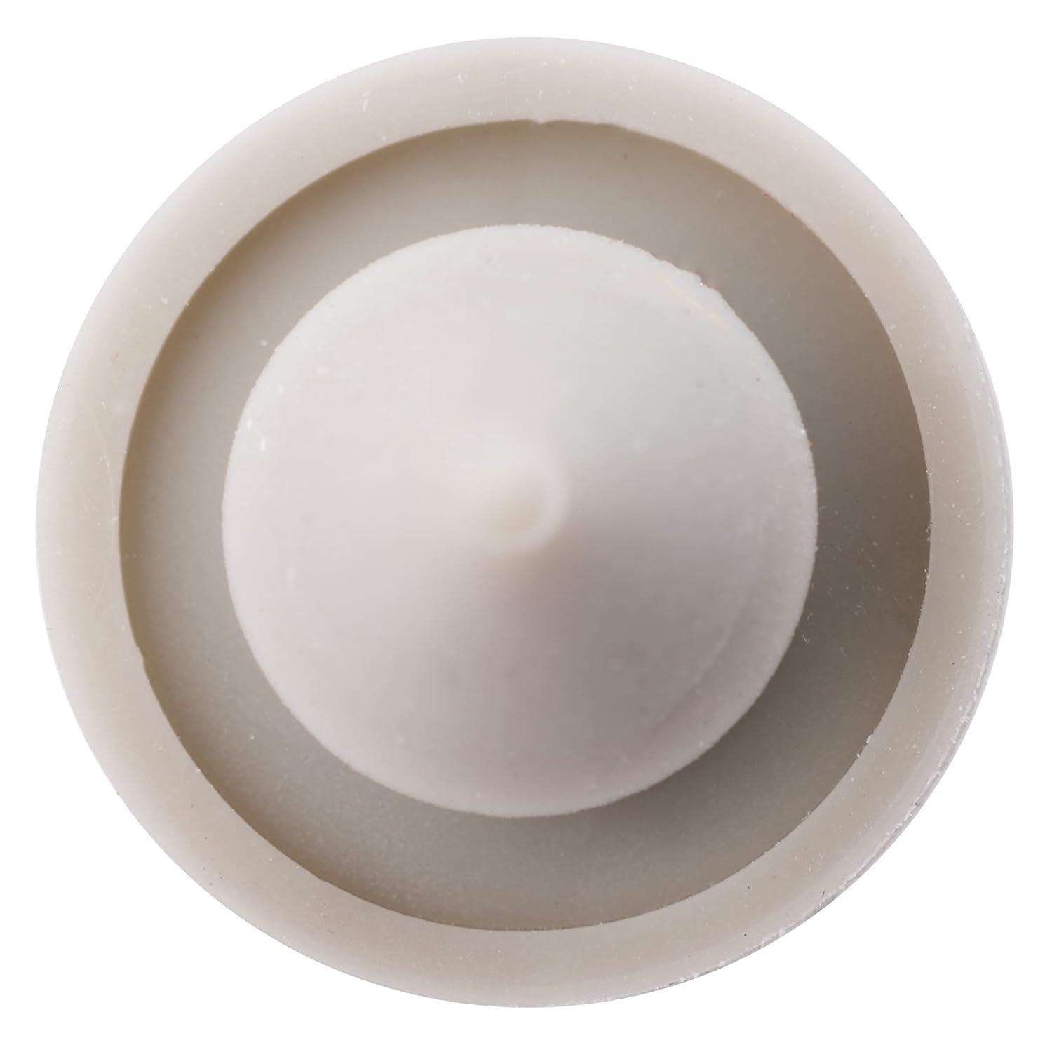 Brinks Plastic Off White Door Bumper Mounts to base trim