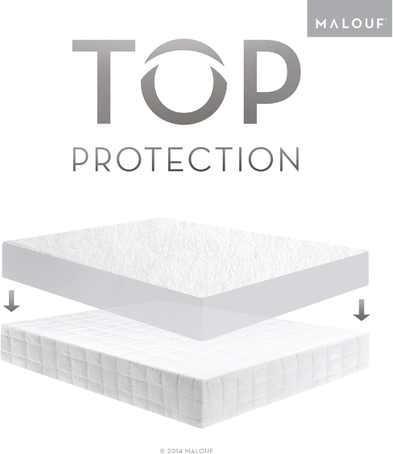 Queen Hypoallergenic Waterproof Cotton Terry Mattress Protector