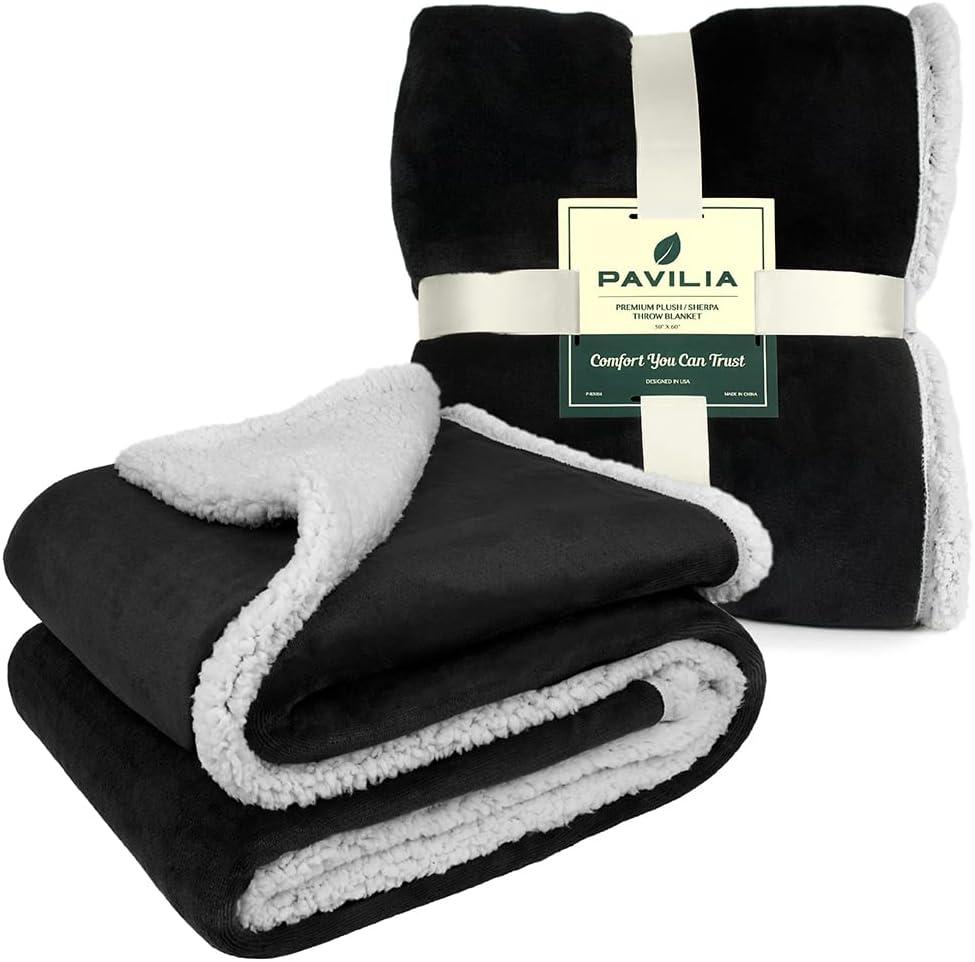 Pavilia Hand Woven Throw Blanket