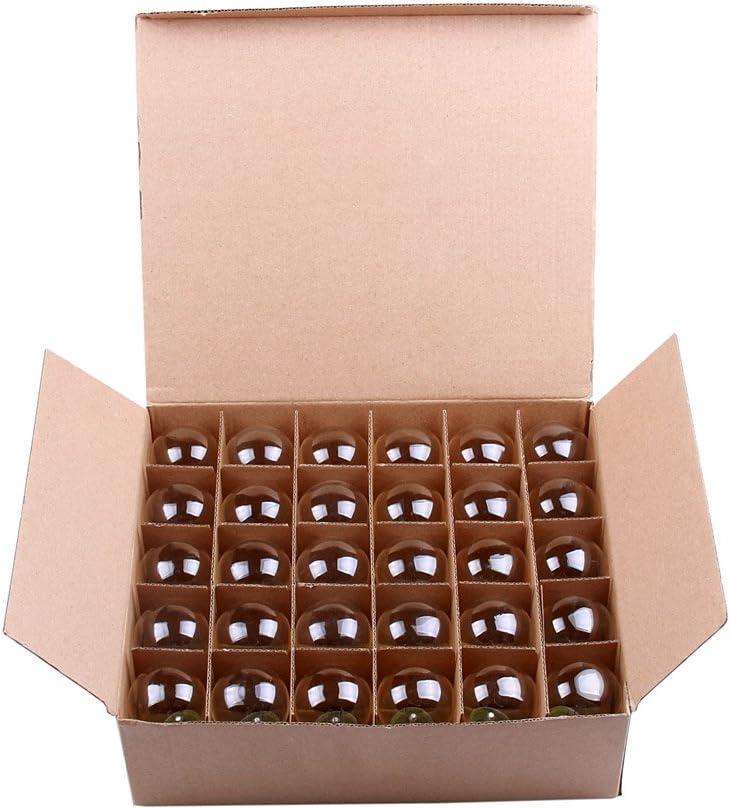 30 Pack S14 Outdoor String Light Bulbs Set orange, 120V 11W Clear Outdoor Patio Vintage Light Shatterproof Bulbs