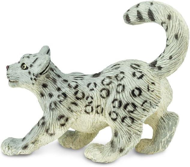 Safari Ltd. | Snow Leopard Cub | Wild Safari Wildlife Collection | Toy Figurines for Boys & Girls