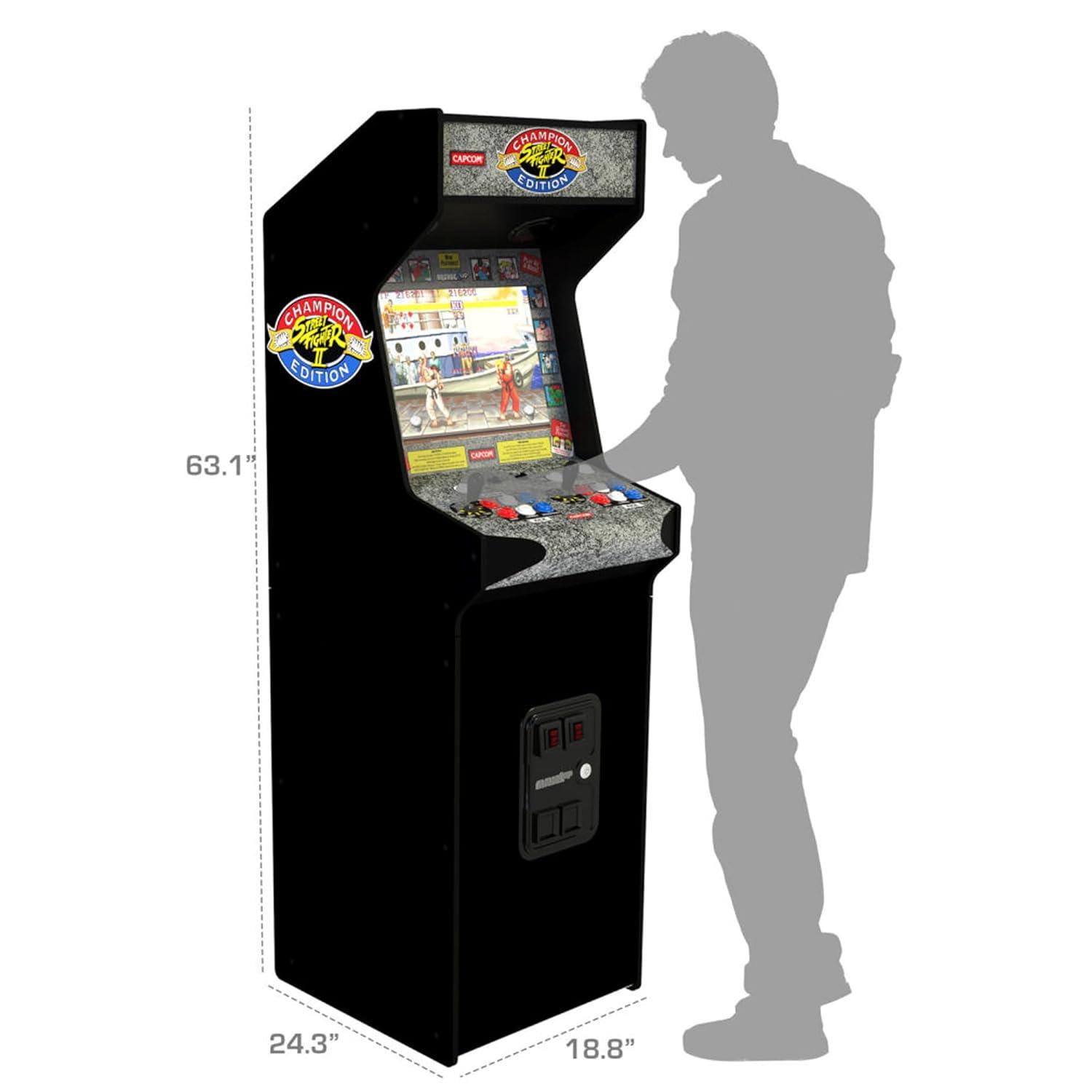 Arcade 1Up Arcade1Up Street Fighter II CE HS-5 Deluxe 5ft Stand-Up Cabinet Arcade Machine