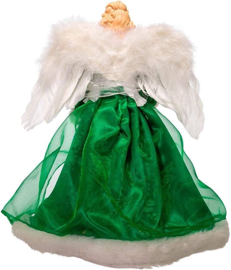 Kurt Adler Fabric Tree Topper - Lighted