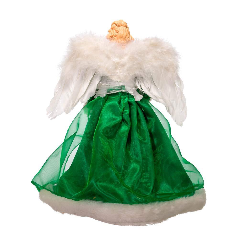 Kurt Adler Fabric Tree Topper - Lighted