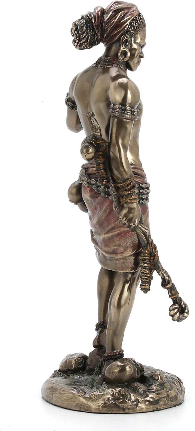 Veronese Design 8.5" Eshu The Divine Trickster God of The Yoruba Cold Cast Resin Antique Bronze Finish Statue