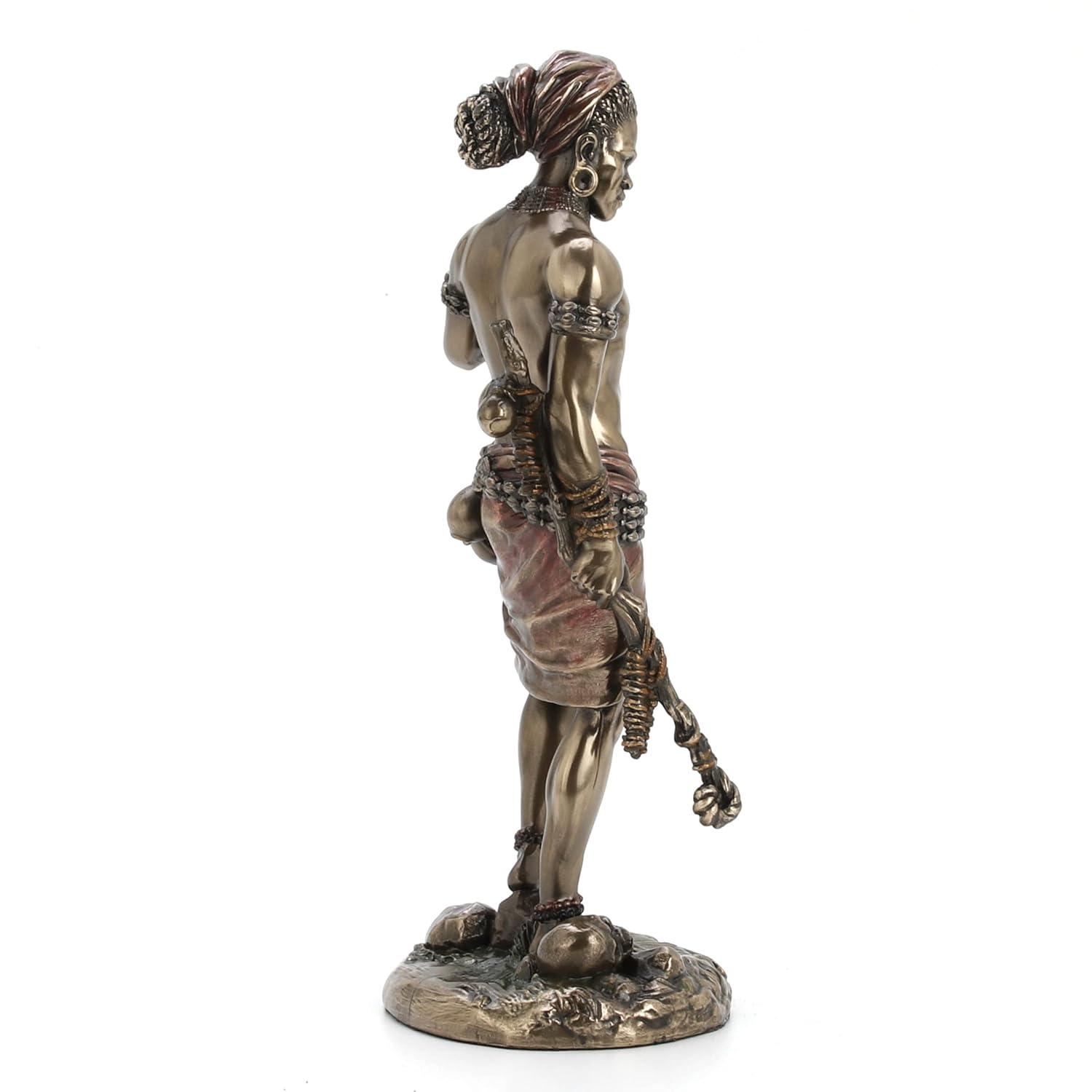 Veronese Design 8.5" Eshu The Divine Trickster God of The Yoruba Cold Cast Resin Antique Bronze Finish Statue