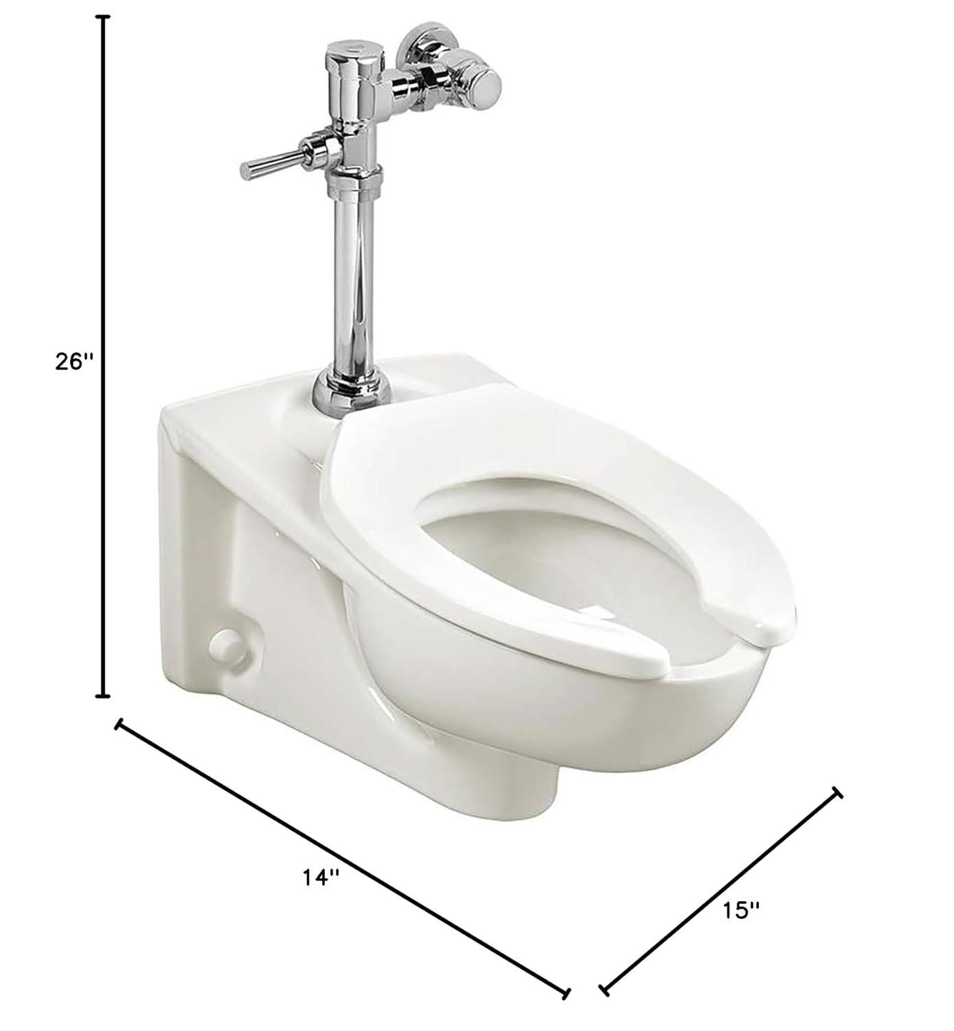 American Standard 28591128.002 Afwall 1.28 GPF Elongated One-Piece Toilet (Seat Not Included)