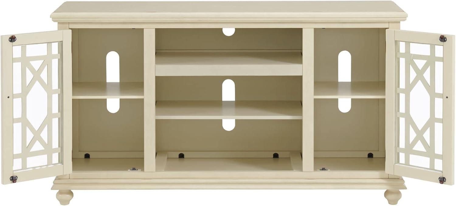 Martin Svensson Home Elegant 2 Door Antique White 63" TV Stand