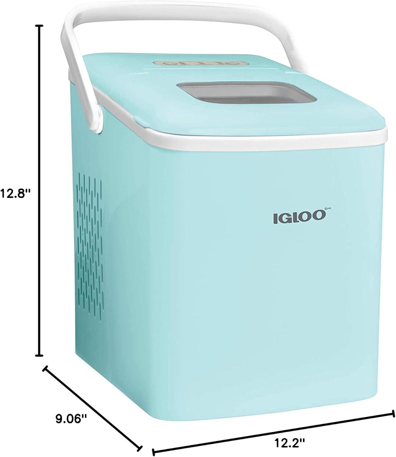 Igloo Igloo 26-Pound Automatic Self-Cleaning Portable Countertop Ice Maker Machine With Handle