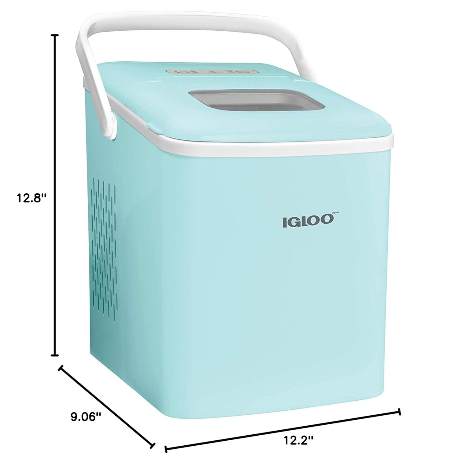Igloo Igloo 26-Pound Automatic Self-Cleaning Portable Countertop Ice Maker Machine With Handle