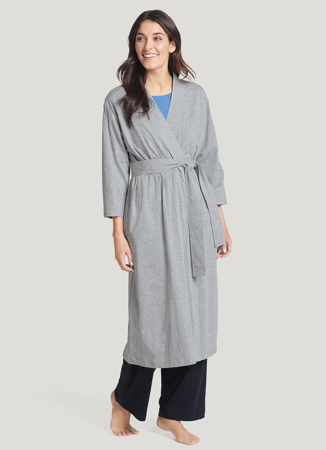 Jockey Women's Everyday Essentials 100% Cotton Long Robe