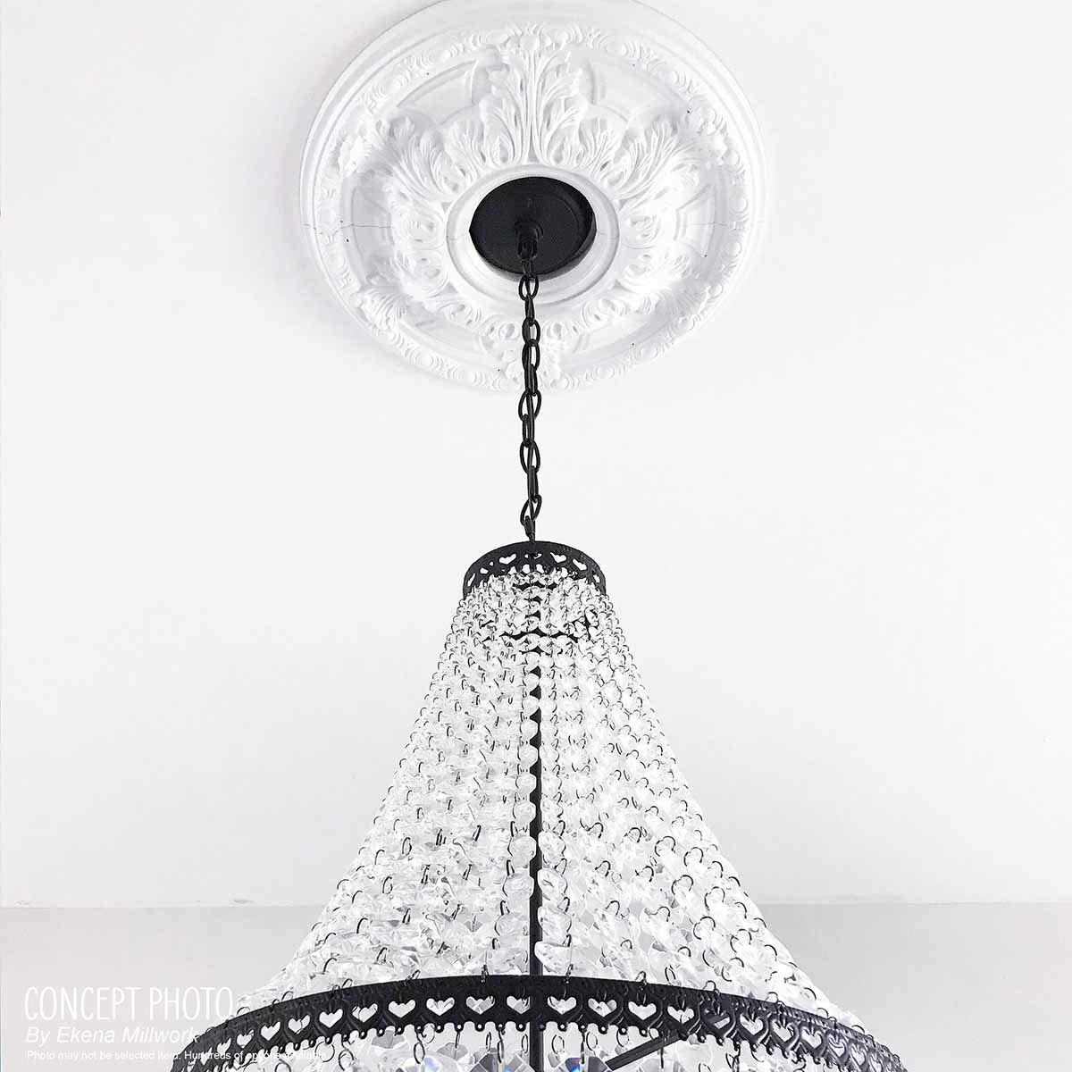 Bradford 12.5"H x 12.5"W x 0.75"D Ceiling Medallion