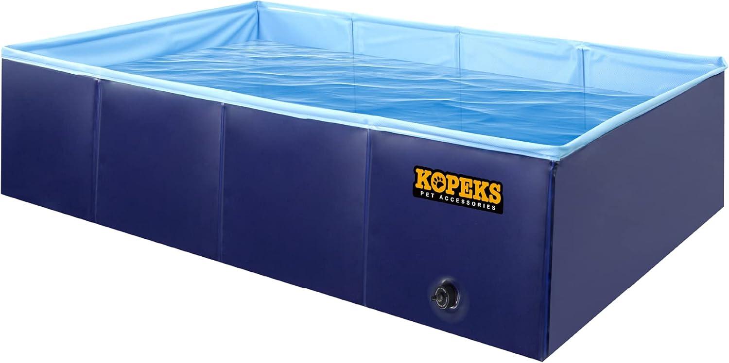 KOPEKS Portable Pool - Square - Blue - Medium