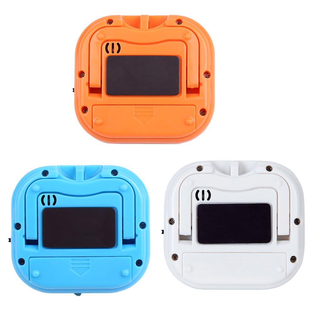12 Pack Small Digital Kitchen Timer Magnetic Back And ONOFF Switch,Minute Second Count Up Countdown??White,Blue,Orange?