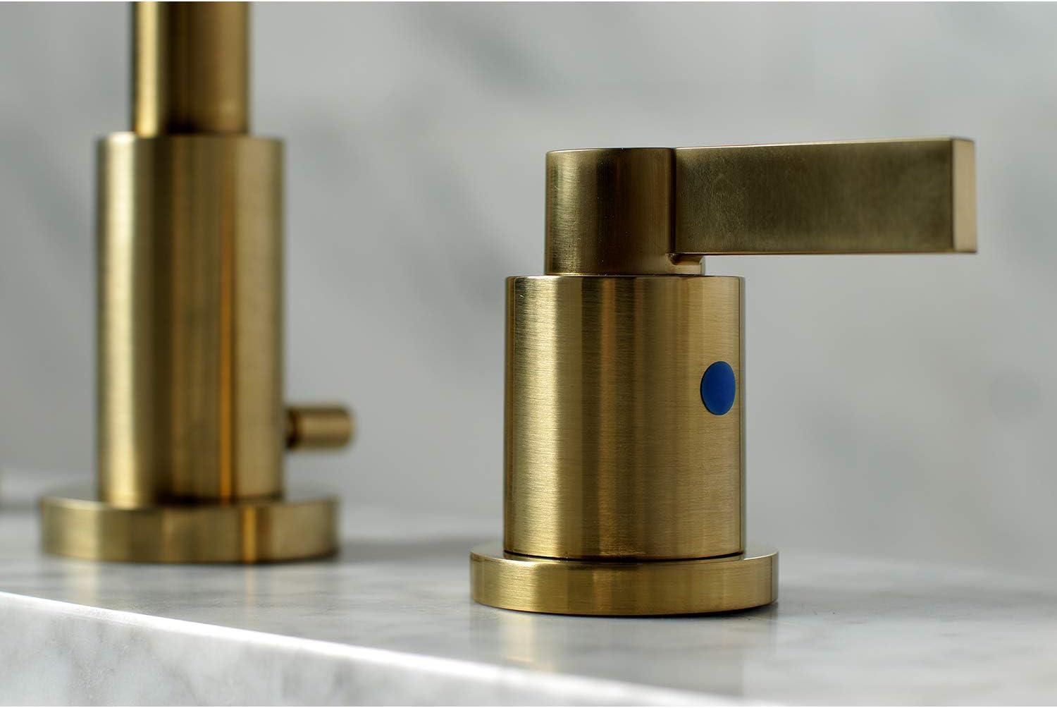 Nuvo Fusion Widespread Bathroom Faucet with Drain Assembly