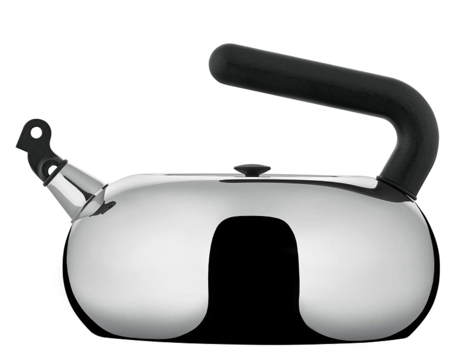 Alessi Alessi Bulbul 2.64 Quarts Stainless Steel (18/10) Whistling Stovetop Tea Kettle