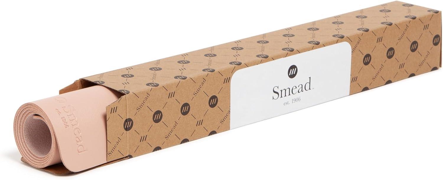 Dusty Rose Faux Leather Desk Pad 23.6" x 13.7"