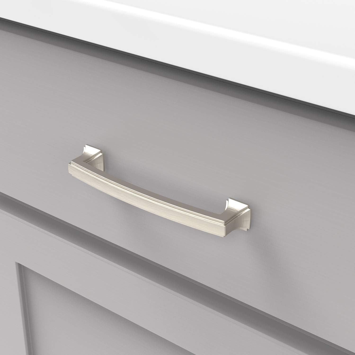 Bridges Kitchen Cabinet Handles, Solid Core Drawer Pulls for Cabinet Doors, 5 1/16" (128mm)