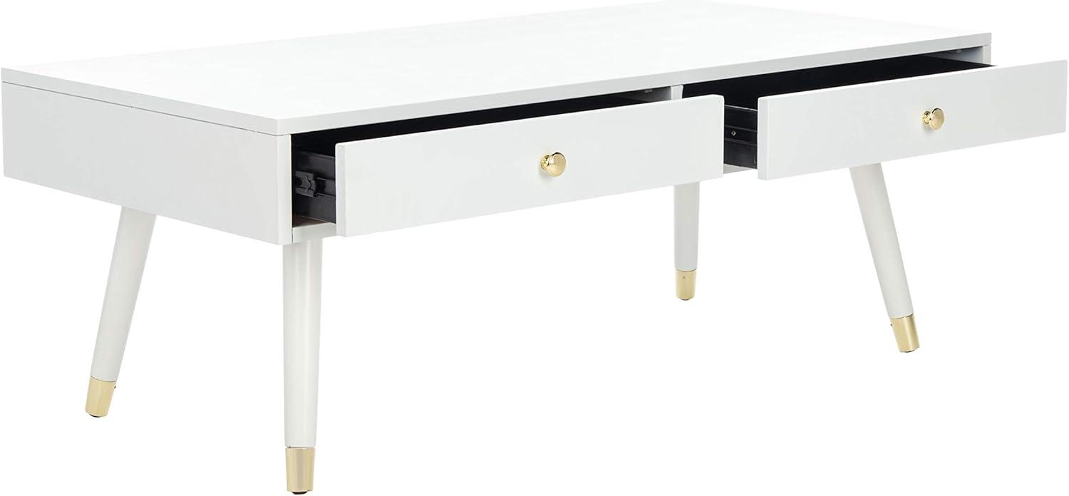 Levinson Gold Cap Coffee Table  - Safavieh