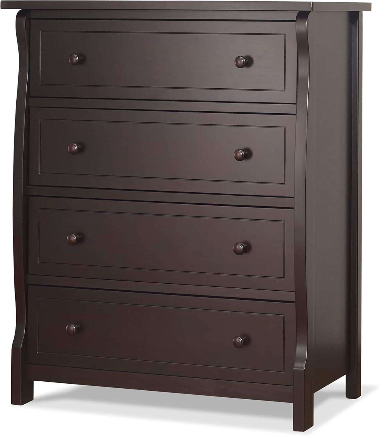 Sorelle Princeton Elite 4 Drawer Dresser Espresso